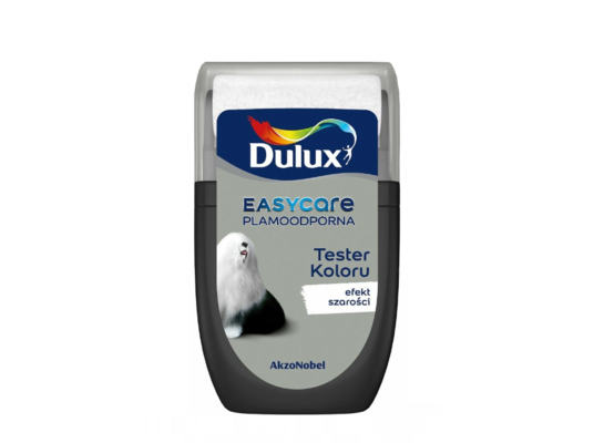 Farba lateksowa Dulux Easycare tester – efekt szarości