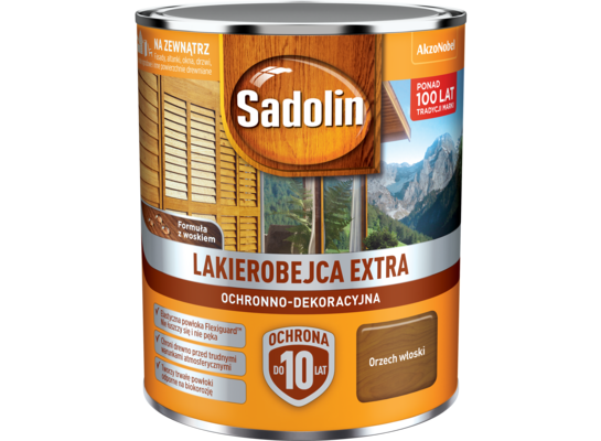 Lakierobejca Ochronno-Dekoracyjna Extra Orzech Włoski 0,75 l Sadolin