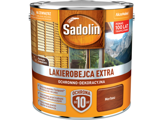 Lakierobejca Ochronno-Dekoracyjna Extra Merbau 2,5 l Sadolin