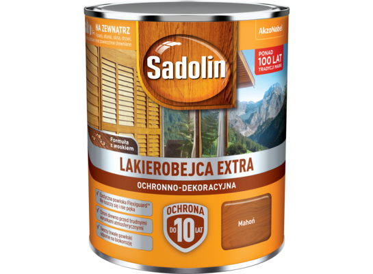Lakierobejca Ochronno-Dekoracyjna Extra Mahoń 0.75 l Sadolin