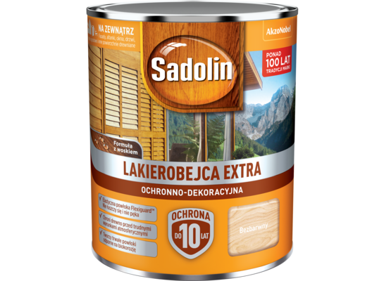 Lakierobejca Ochronno-Dekoracyjna Extra Bezbarwny 0,75 l Sadolin