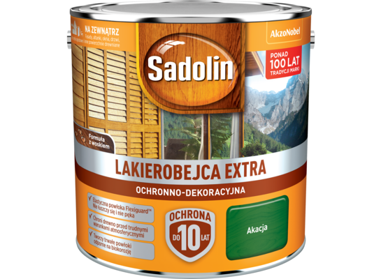 Lakierobejca Ochronno-Dekoracyjna Extra Akacja 2,5 l Sadolin