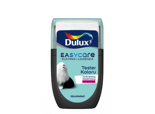 Farba Dulux EasyCare Kuchnia i Łazienka tester - turkusowy basenowy
