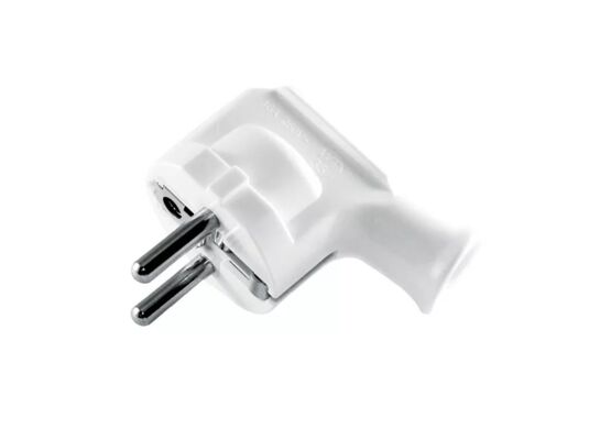 Wtyczka kątowa biała WT-16U UNISCHUKO