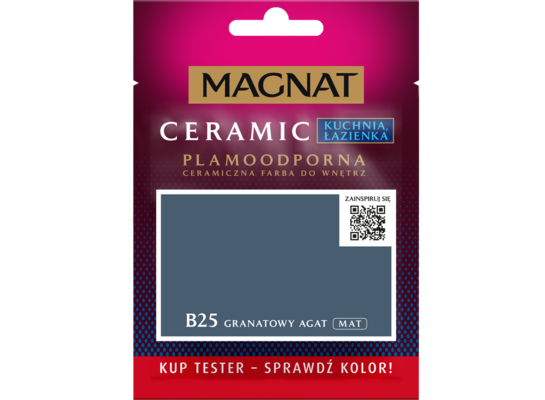 Farba ceramiczna MAGNAT Kitchen&Bathroom tester granatowy agat B25 30 ml