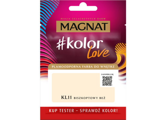 Farba #Kolor Love TESTER KL11 biszkoptowy beż 25 ml Magnat