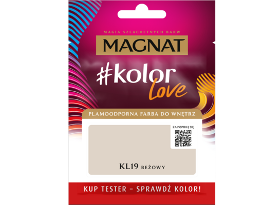 Farba #Kolor Love TESTER KL19 beżowy 25 ml Magnat