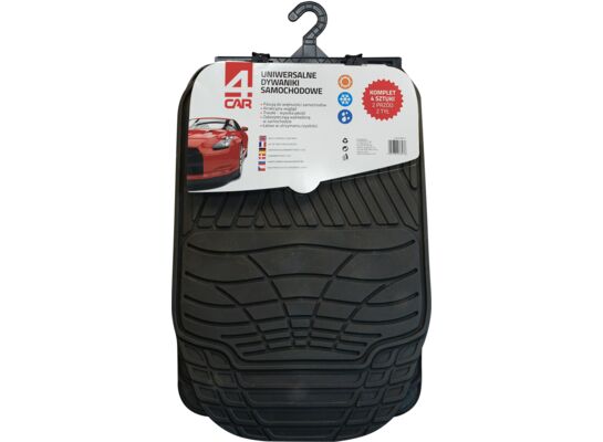 Dywaniki gumowe MAX PL przód + tył 4CAR