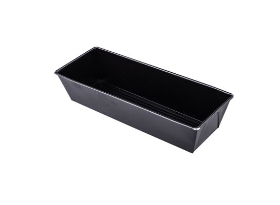 Keksówka 39 x 11 x 7,5 cm fakturowana czarna