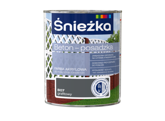 Farba Beton-Posadzka grafitowy 0,8 l Śnieżka