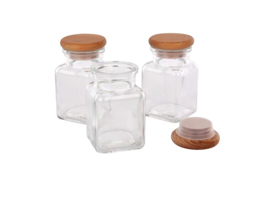 Komplet pojemników na przyprawy President Line 3-elementowy 150 ml