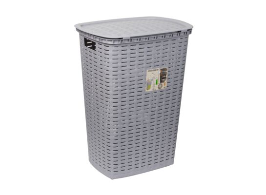 Kosz do bielizny Felix 54 l szary