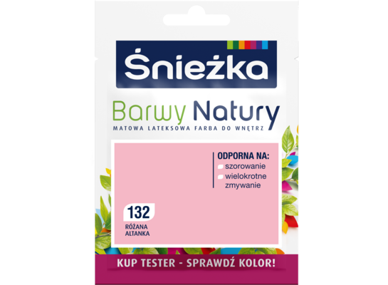 Farba lateksowa Barwy Natury TESTER różana altanka 132 25 ml Śnieżka