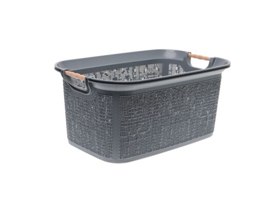 Kosz na pranie Tonga 30 l szary