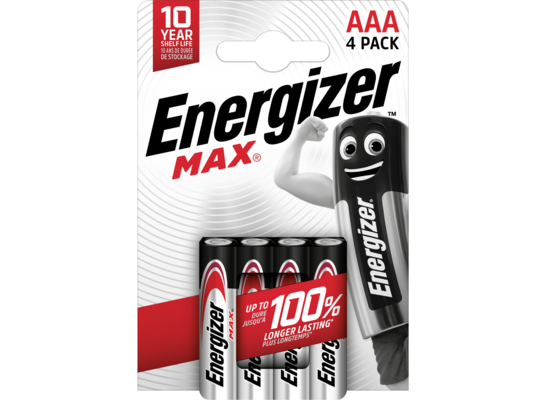 Bateria ENERGIZER MAX AAA LR03 4 sztuki
