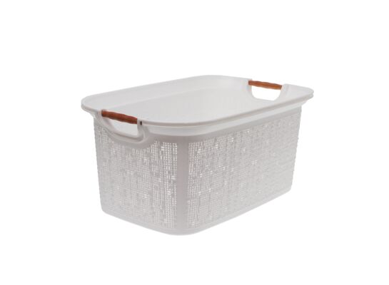 Kosz na pranie Tonga 30 l biały