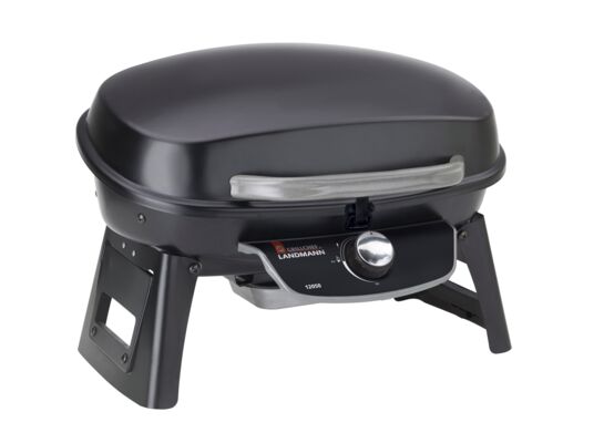 Przenośny grill gazowy czarny