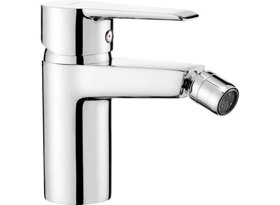 Bateria bidetowa Corio chrom stojąca bez zamknięcia odpływu