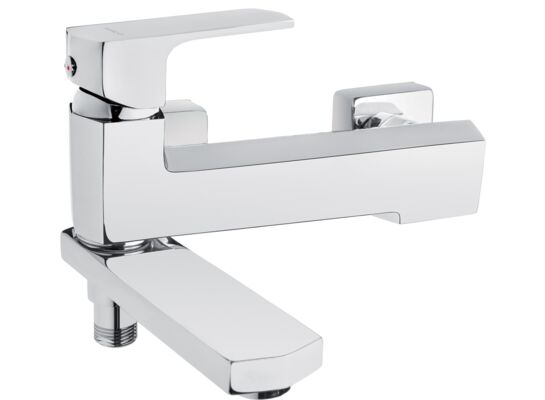 Bateria wannowa Maruna chrom ze składaną wylewką bez kpl.natryskowego