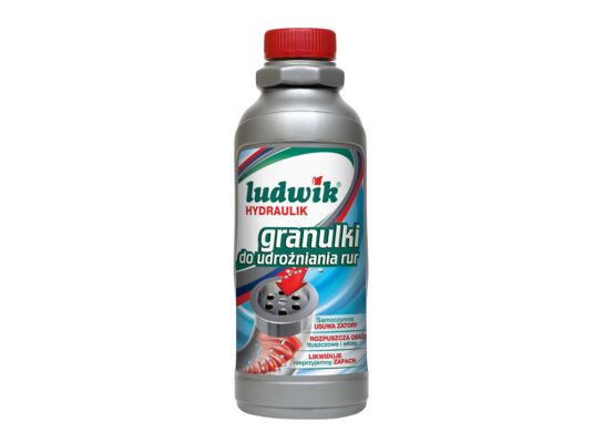 Granulki do udrożniania rur i syfonów 425 g LUDWIK