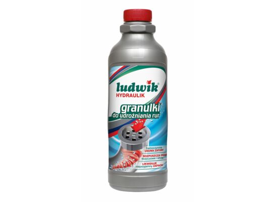 Granulki do udrożniania rur i syfonów 850 g LUDWIK
