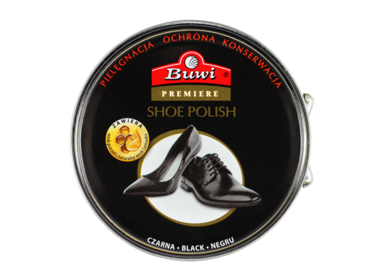 Pasta do obuwia czarna 40 ml Buwi Premiere
