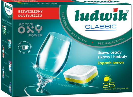 Tabletki do zmywarek Classic P-Free 25 szt. 450 g LUDWIK