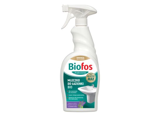 Mleczko do czyszczenia łazienki BIO butelka 750 ml Biofos