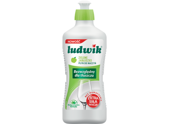 Płyn do mycia naczyń zielone jabłuszko 450 g Ludwik