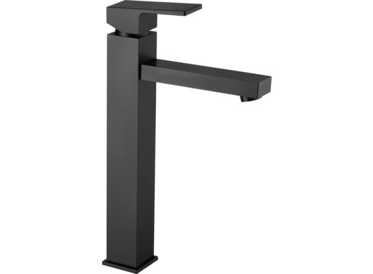 Bateria umywalkowa Anemon BIS NERO z podwyższonym korpusem z korkiem CLICK-CLACK