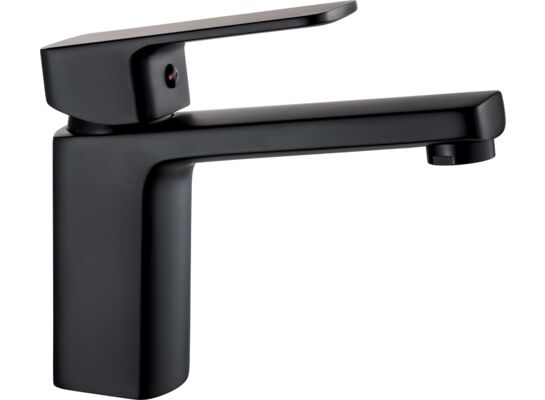 Bateria umywalkowa Maro NERO stojąca bez zamknięcia odpływu