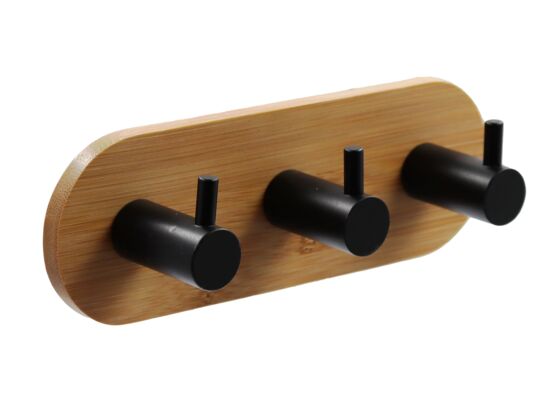 Wieszak UMBRA 3 hakowy bambus