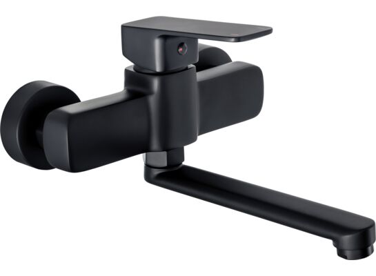 Bateria umywalkowa Maro NERO ścienna