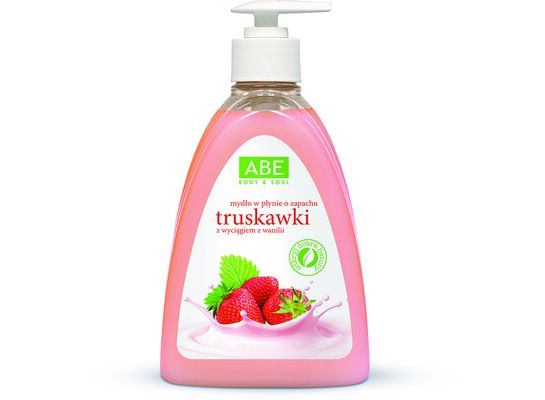 Mydło w płynie o zapachu truskawki 500 ml ABE