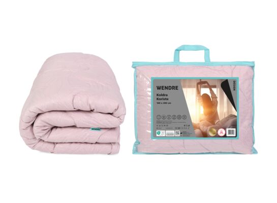 Kołdra Koriste 160 cm x 200 cm różowy