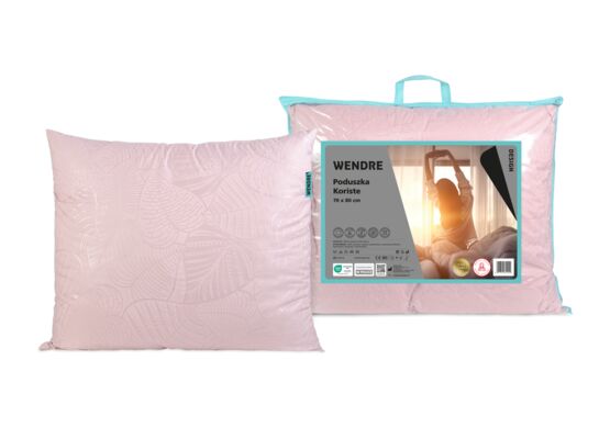 Poduszka Koriste 70 x 80 cm różowa
