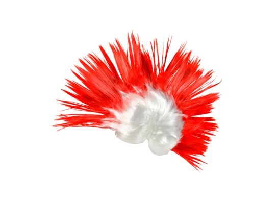 Peruka irokez "Biało-Czerwoni"