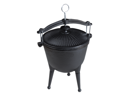 Kociołek myśliwski 4,5 l czarny