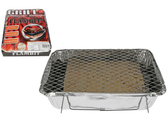 Grill jednorazowy z węglem drzewnym Flambit