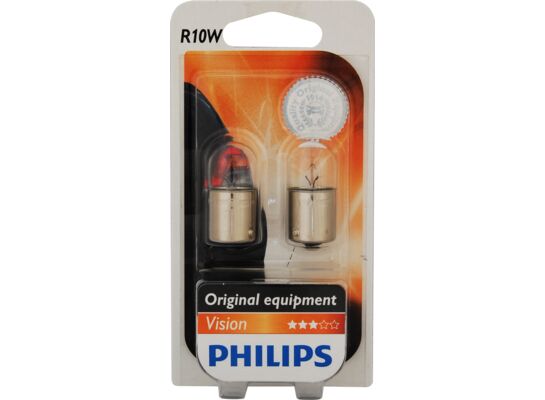 Zestaw żarówek samochodowych R10 W 12 V blister PHILIPS