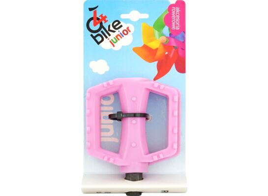 Pedały dziecięce różowe komplet 4bike junior