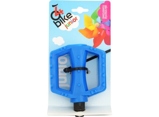 Pedały dziecięce niebieskie komplet 4bike junior