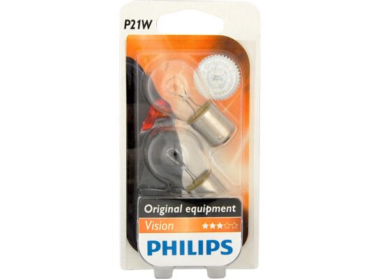 Zestaw żarówek samochodowych P21 W 12 V blister PHILIPS