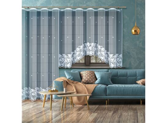 Firana gotowa 240 x 200 cm biała