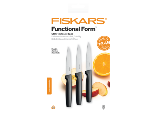 Zestaw 3 nozy kuchennych Functional Form Fiskars