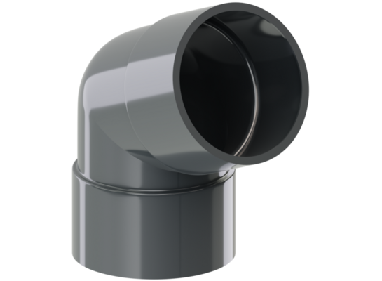 Kolano 90/67,5° PVC RAL8017 KROP