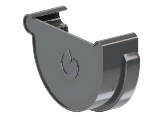 Denko prawe 130 PVC RAL7016 KROP