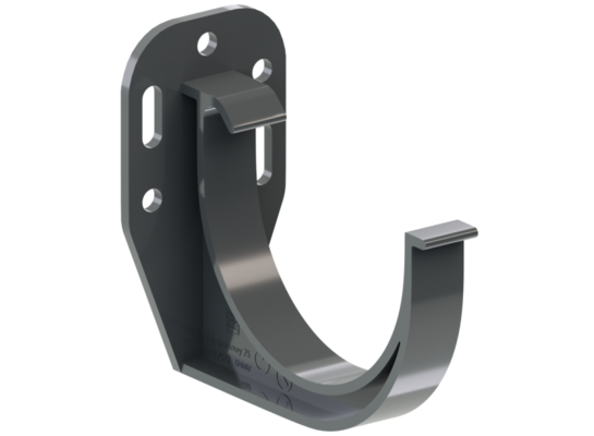 Hak doczołowy 130 PVC RAL7016 KROP