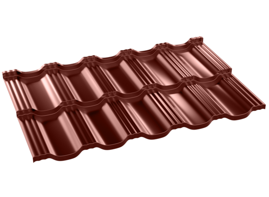 Blachodachówka REVO-Sim 25 wiśniowy mat