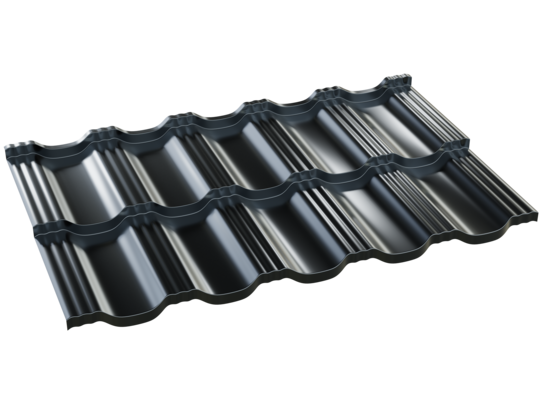 Blachodachówka REVO-Sim 25 grafitowy mat